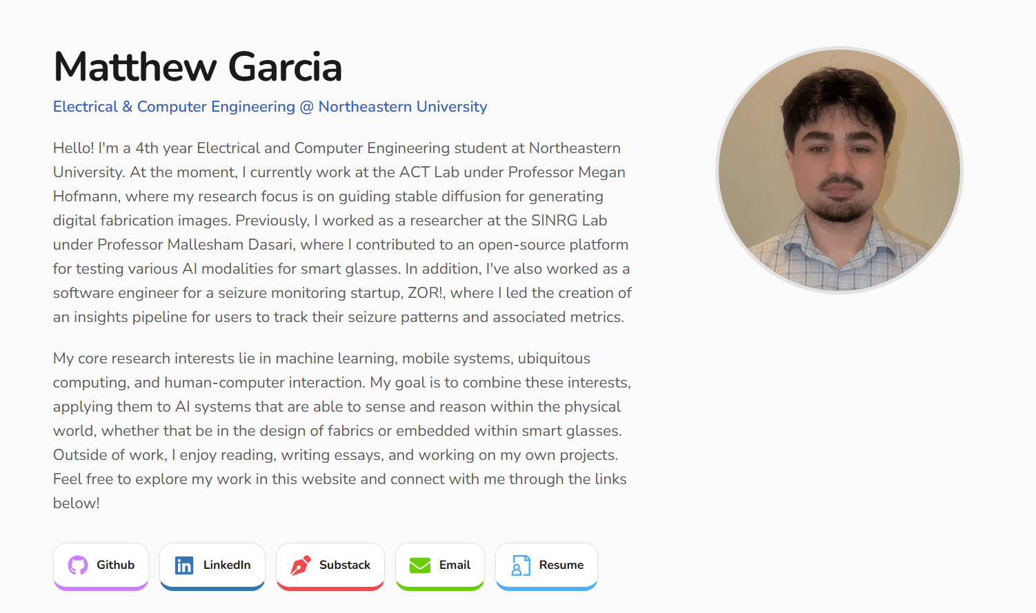 Personal Website